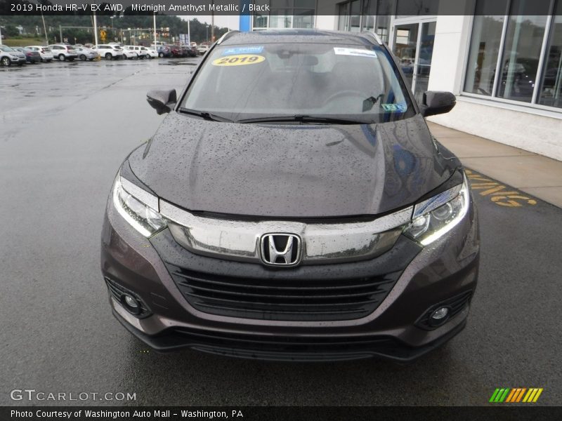 Midnight Amethyst Metallic / Black 2019 Honda HR-V EX AWD