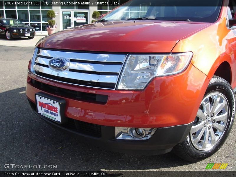 Blazing Copper Metallic / Charcoal Black 2007 Ford Edge SEL Plus