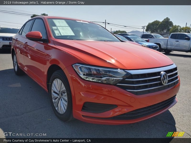 Habanero Orange / Storm Gray 2019 Volkswagen Jetta S