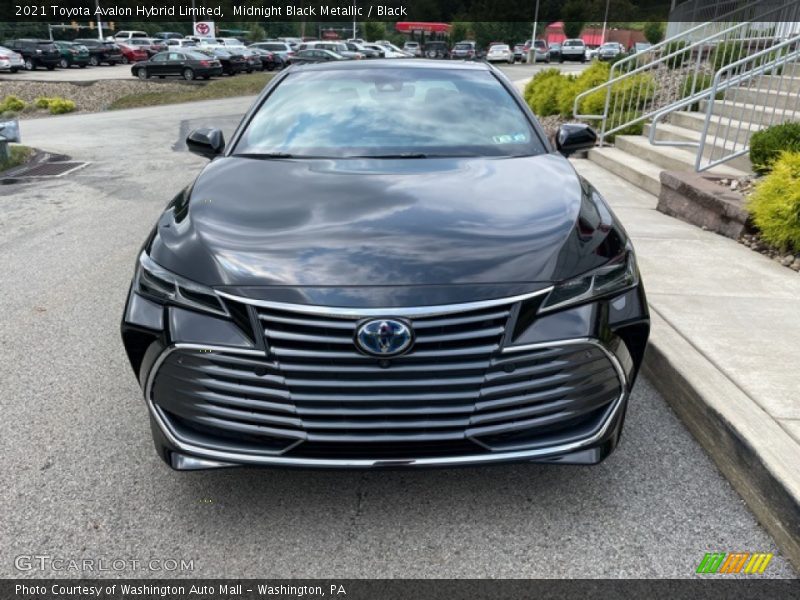 Midnight Black Metallic / Black 2021 Toyota Avalon Hybrid Limited