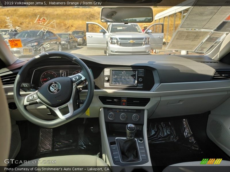 Habanero Orange / Storm Gray 2019 Volkswagen Jetta S