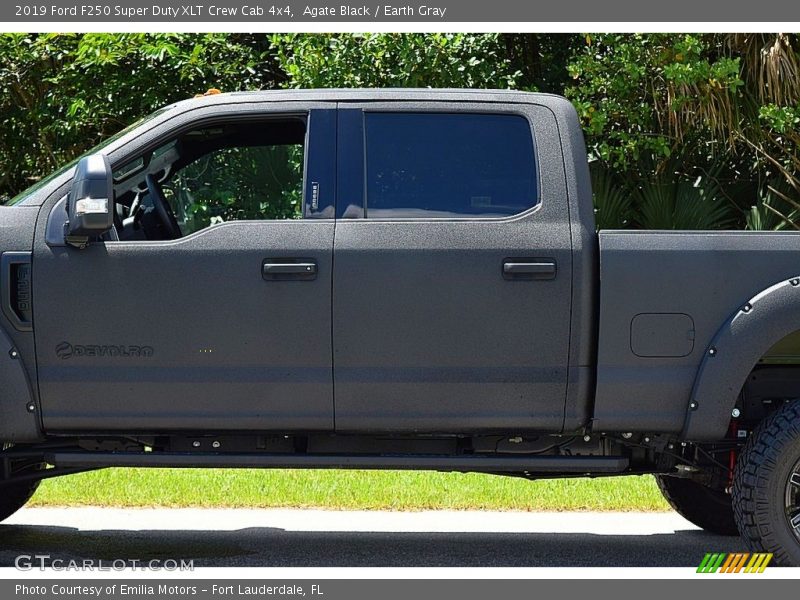 Agate Black / Earth Gray 2019 Ford F250 Super Duty XLT Crew Cab 4x4