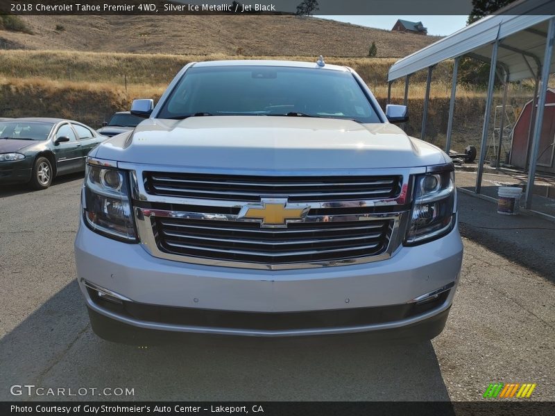Silver Ice Metallic / Jet Black 2018 Chevrolet Tahoe Premier 4WD