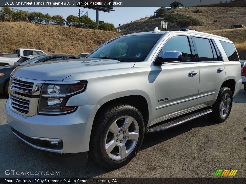 Silver Ice Metallic / Jet Black 2018 Chevrolet Tahoe Premier 4WD