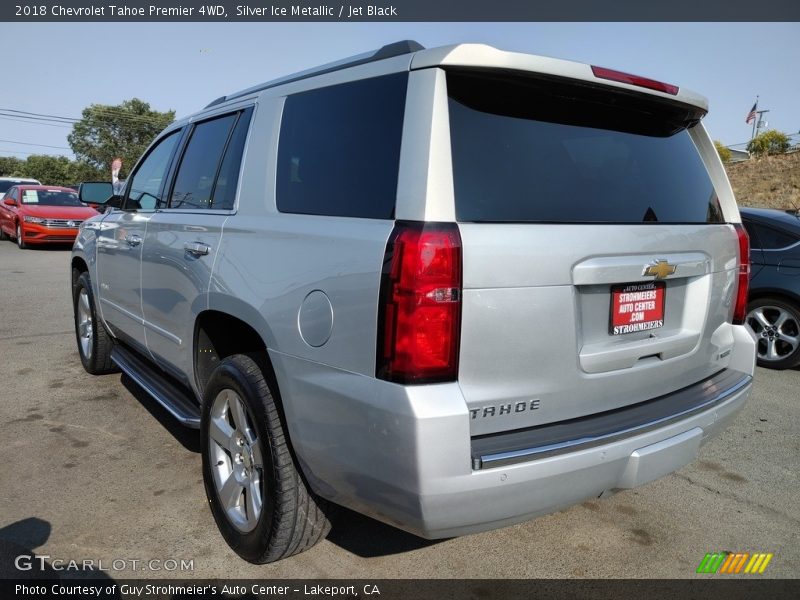 Silver Ice Metallic / Jet Black 2018 Chevrolet Tahoe Premier 4WD