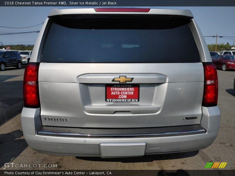 Silver Ice Metallic / Jet Black 2018 Chevrolet Tahoe Premier 4WD