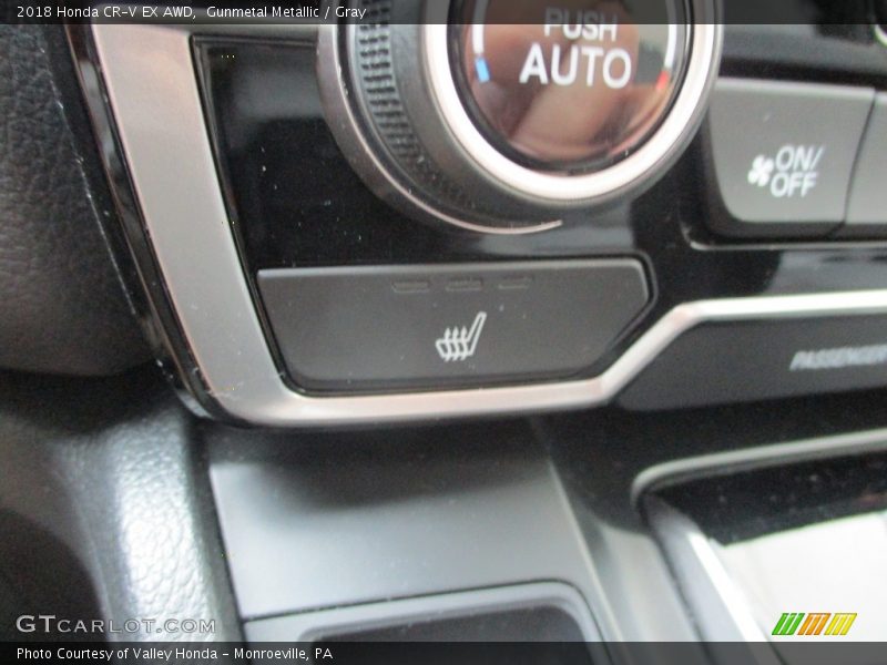 Gunmetal Metallic / Gray 2018 Honda CR-V EX AWD