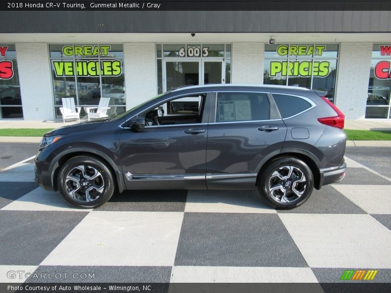 Gunmetal Metallic / Gray 2018 Honda CR-V Touring