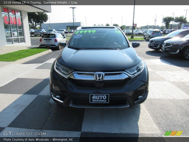 Gunmetal Metallic / Gray 2018 Honda CR-V Touring