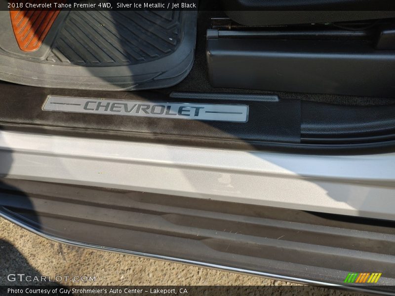 Silver Ice Metallic / Jet Black 2018 Chevrolet Tahoe Premier 4WD
