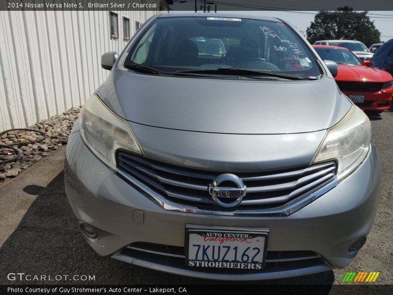 Brilliant Silver / Charcoal 2014 Nissan Versa Note S