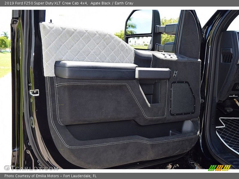 Agate Black / Earth Gray 2019 Ford F250 Super Duty XLT Crew Cab 4x4