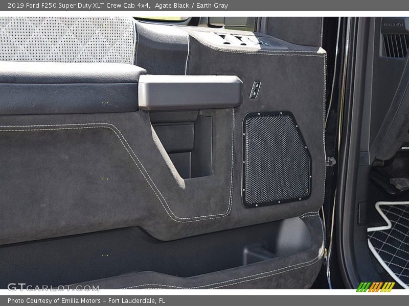 Agate Black / Earth Gray 2019 Ford F250 Super Duty XLT Crew Cab 4x4