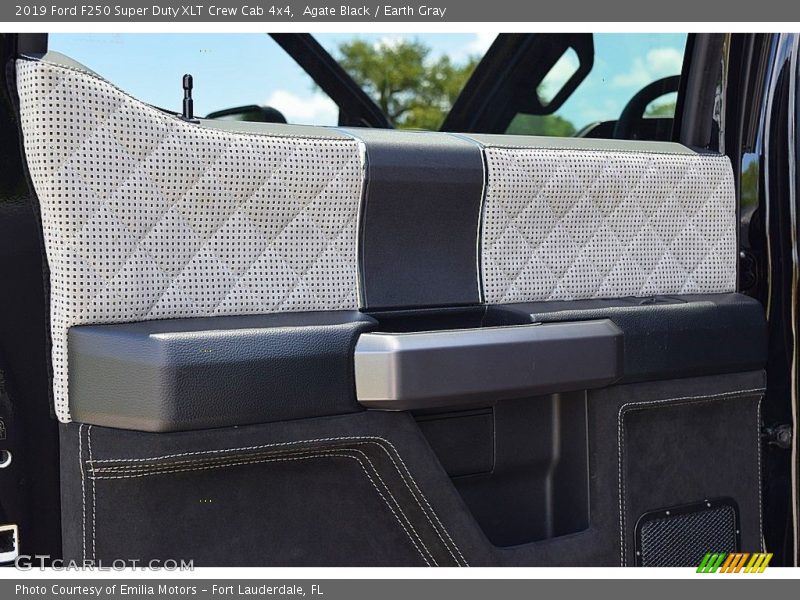 Agate Black / Earth Gray 2019 Ford F250 Super Duty XLT Crew Cab 4x4