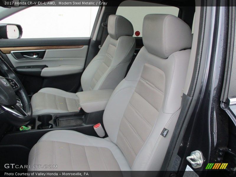 Modern Steel Metallic / Gray 2017 Honda CR-V EX-L AWD