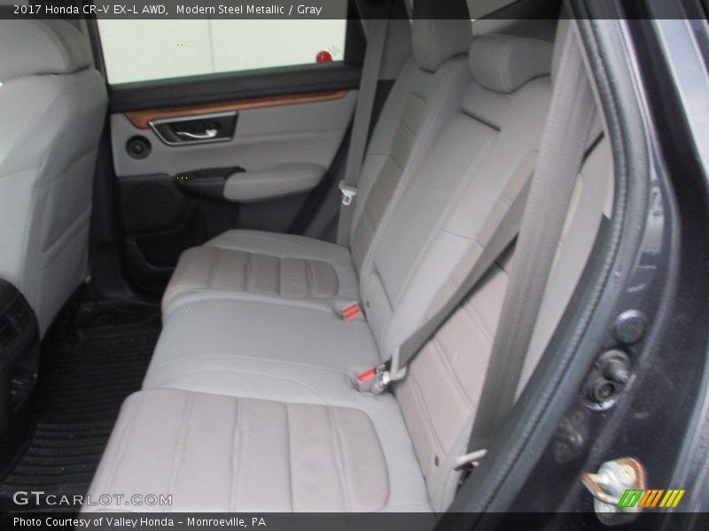 Modern Steel Metallic / Gray 2017 Honda CR-V EX-L AWD