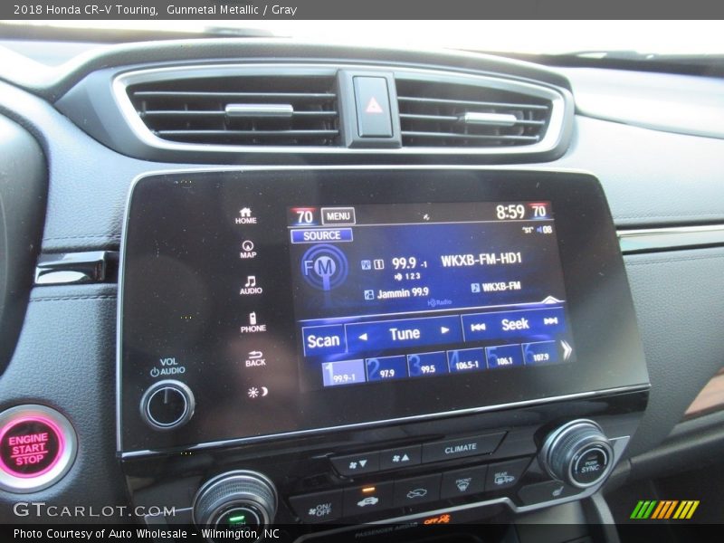 Gunmetal Metallic / Gray 2018 Honda CR-V Touring