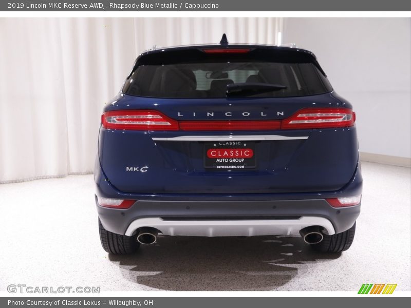 Rhapsody Blue Metallic / Cappuccino 2019 Lincoln MKC Reserve AWD