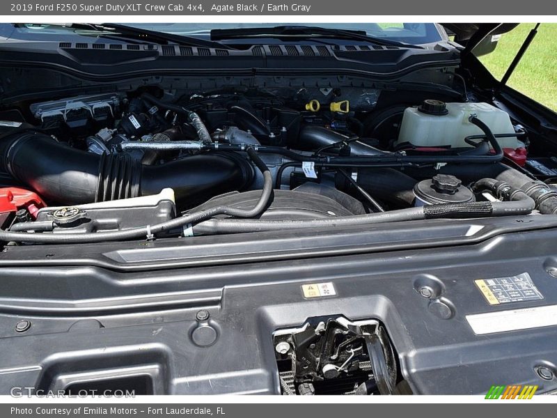 Agate Black / Earth Gray 2019 Ford F250 Super Duty XLT Crew Cab 4x4