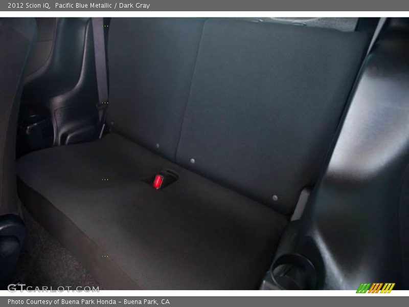 Pacific Blue Metallic / Dark Gray 2012 Scion iQ