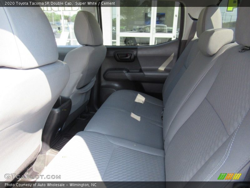 Super White / Cement 2020 Toyota Tacoma SR Double Cab