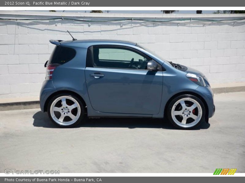 Pacific Blue Metallic / Dark Gray 2012 Scion iQ