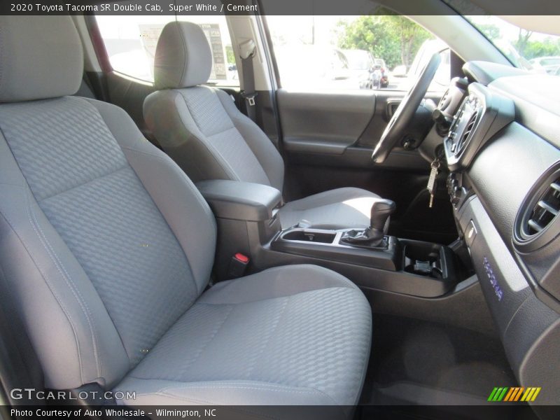 Super White / Cement 2020 Toyota Tacoma SR Double Cab