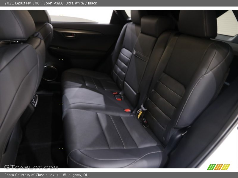 Rear Seat of 2021 NX 300 F Sport AWD