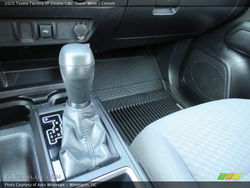 Super White / Cement 2020 Toyota Tacoma SR Double Cab