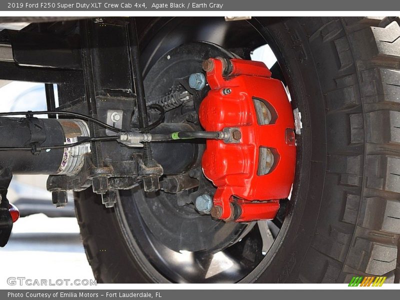 Agate Black / Earth Gray 2019 Ford F250 Super Duty XLT Crew Cab 4x4