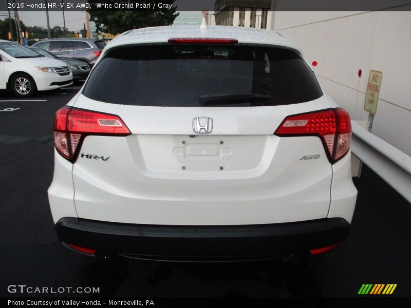 White Orchid Pearl / Gray 2016 Honda HR-V EX AWD