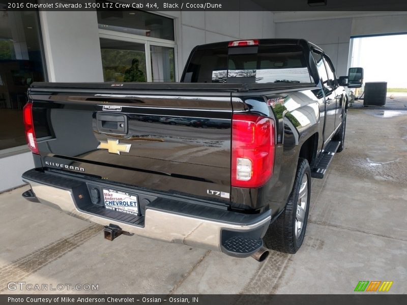 Black / Cocoa/Dune 2016 Chevrolet Silverado 1500 LTZ Crew Cab 4x4