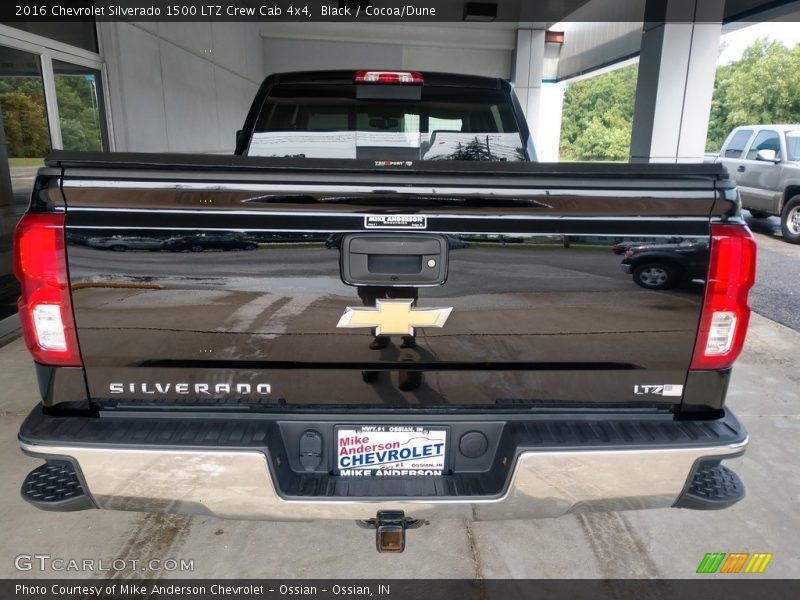 Black / Cocoa/Dune 2016 Chevrolet Silverado 1500 LTZ Crew Cab 4x4