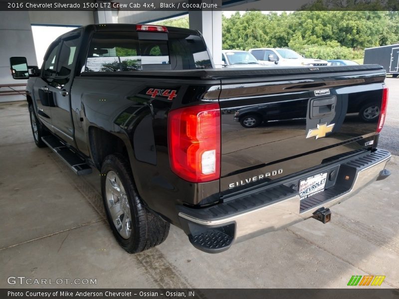 Black / Cocoa/Dune 2016 Chevrolet Silverado 1500 LTZ Crew Cab 4x4