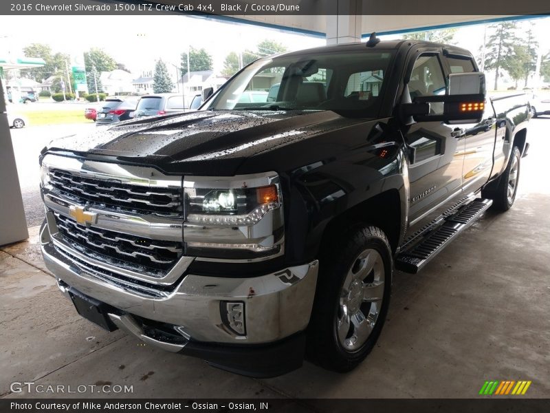 Black / Cocoa/Dune 2016 Chevrolet Silverado 1500 LTZ Crew Cab 4x4