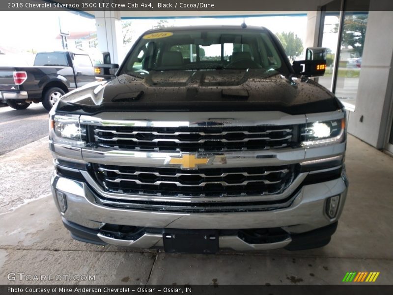 Black / Cocoa/Dune 2016 Chevrolet Silverado 1500 LTZ Crew Cab 4x4