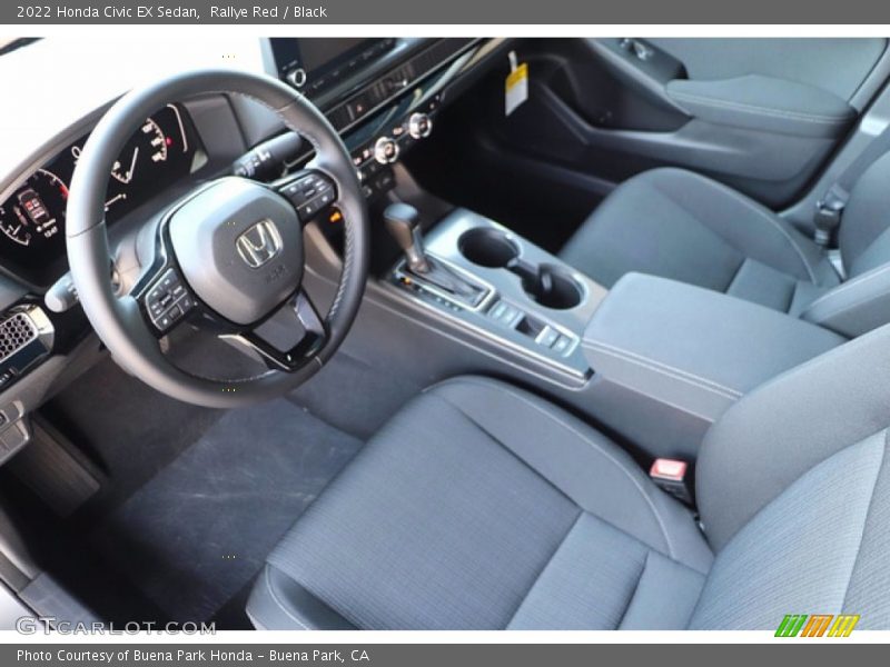  2022 Civic EX Sedan Black Interior