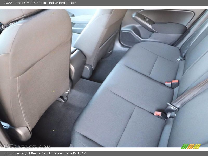 Rear Seat of 2022 Civic EX Sedan