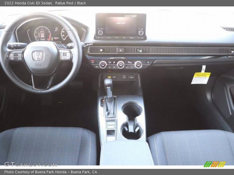 Rallye Red / Black 2022 Honda Civic EX Sedan