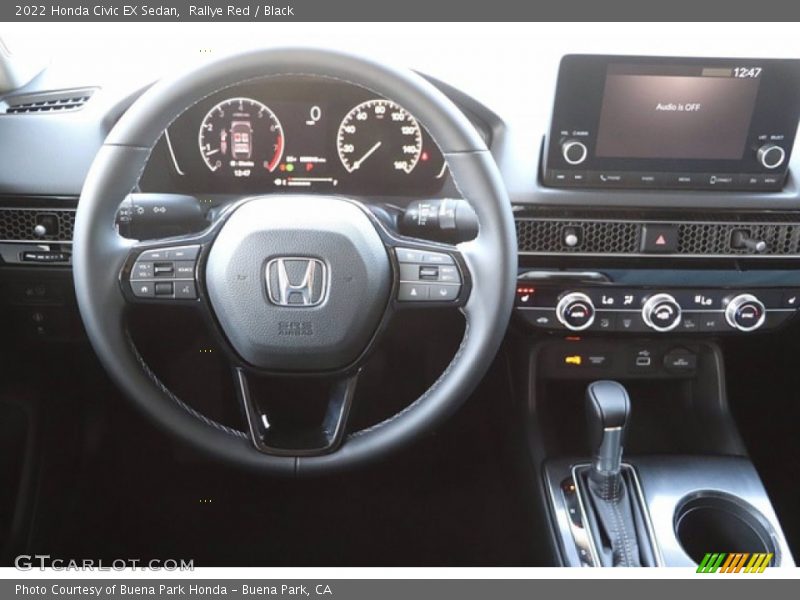 Dashboard of 2022 Civic EX Sedan