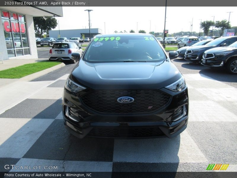 Agate Black / Ebony 2020 Ford Edge ST AWD