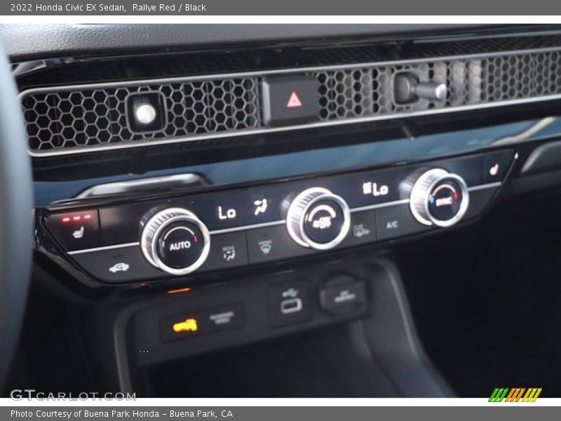 Rallye Red / Black 2022 Honda Civic EX Sedan