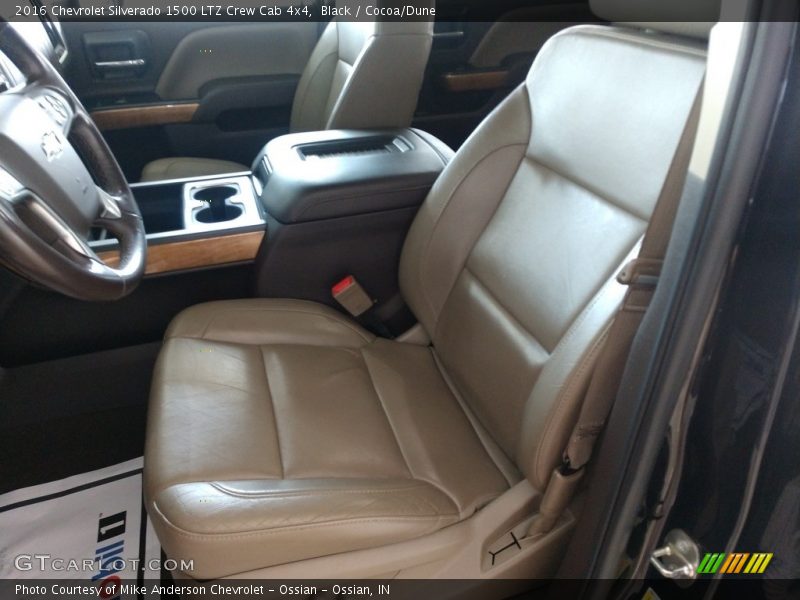 Front Seat of 2016 Silverado 1500 LTZ Crew Cab 4x4