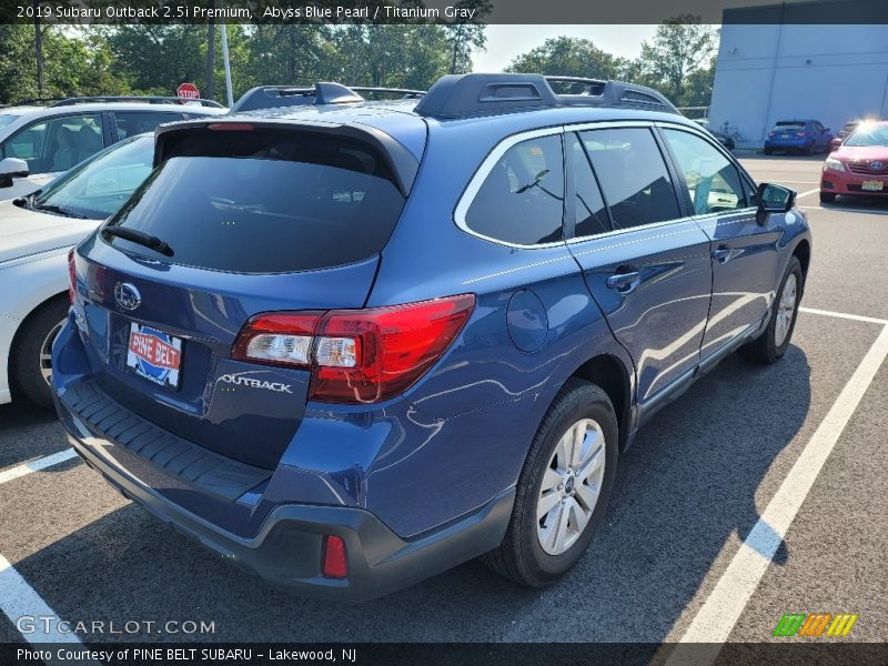 Abyss Blue Pearl / Titanium Gray 2019 Subaru Outback 2.5i Premium