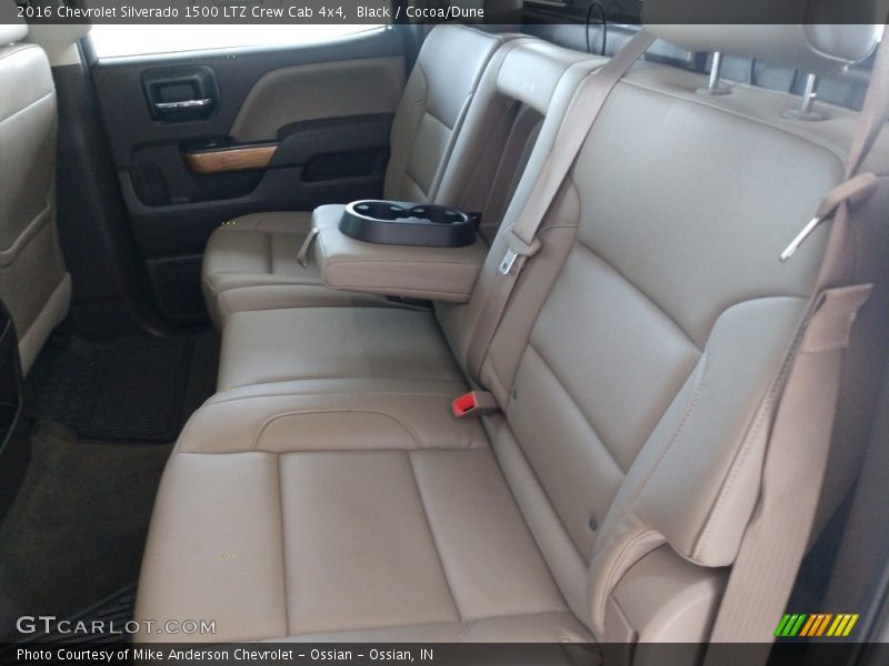 Rear Seat of 2016 Silverado 1500 LTZ Crew Cab 4x4