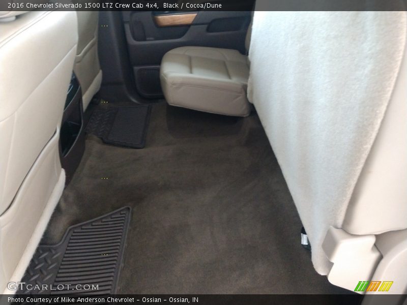 Rear Seat of 2016 Silverado 1500 LTZ Crew Cab 4x4