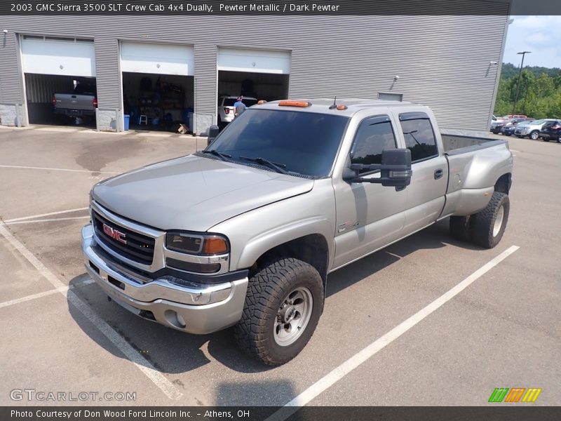  2003 Sierra 3500 SLT Crew Cab 4x4 Dually Pewter Metallic