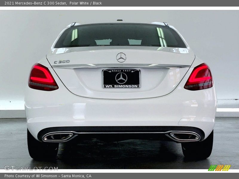 Polar White / Black 2021 Mercedes-Benz C 300 Sedan