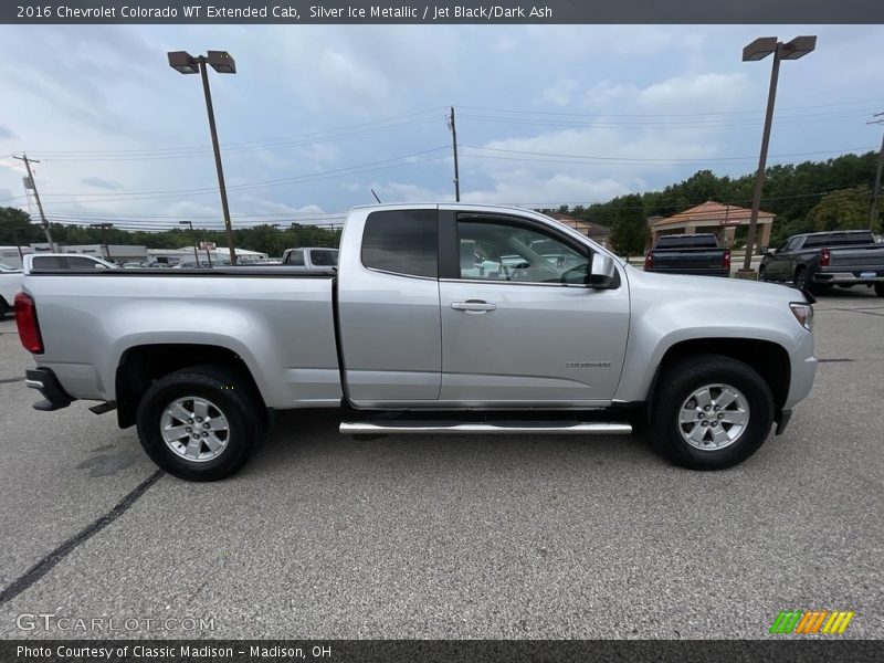 Silver Ice Metallic / Jet Black/Dark Ash 2016 Chevrolet Colorado WT Extended Cab