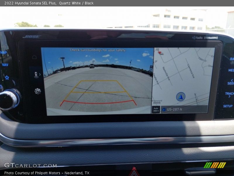 Quartz White / Black 2022 Hyundai Sonata SEL Plus